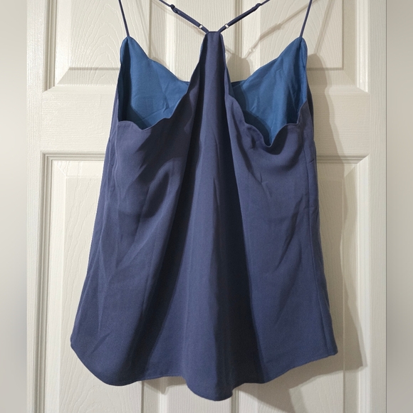 TWO J. Crew Scalloped Edge Racerback Tank Tops/Camis, Dressy & Feminine, NEW! - Picture 6 of 14